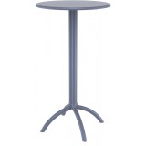 Octopus Round Bar Table Dark Gray 