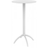 Octopus Round Bar Table White 