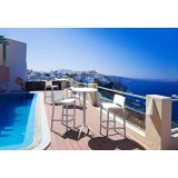 Octopus Round Bar Table White 