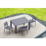 Compamia Vegas Extendable Dining Table - Dark Gray