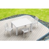 Compamia Vegas Extendable Dining Table - White