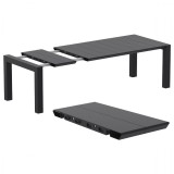  Compamia Vegas 70-86 Inch Extendable Dining Table - Black