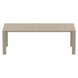  Compamia Vegas 70-86 Inch Extendable Dining Table - Dove Gray