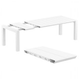  Compamia Vegas 70-86 Inch Extendable Dining Table - White