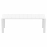  Compamia Vegas 70-86 Inch Extendable Dining Table - White