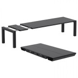 Compamia Vegas 102-118 Inch Extendable Dining Table - Black