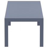 Compamia Vegas 102-118 Inch Extendable Dining Table - Dark Gray