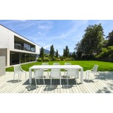 Compamia Vegas 102-118 Inch Extendable Dining Table - White