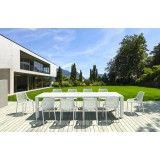 Compamia Vegas 102-118 Inch Extendable Dining Table - White