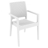 Compamia Ibiza Wickerlook 7-Piece Extendable Dining Set - White