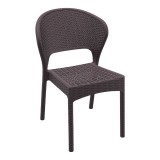 Compamia Daytona Wickerlook 5-Piece Extendable Dining Set - Brown