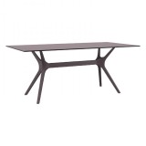 Compamia Daytona Wickerlook 9-Piece Rectangle Dining Set  - Brown