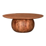 Moe's Home Collection Bradbury Coffee Table Natural Acacia - Front