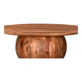 Moe's Home Collection Bradbury Coffee Table Natural Acacia - Side Close-Up
