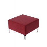 Free Ottoman - Dimensions (Burgundy)