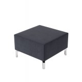 Jefferson Ottoman - Charcoal