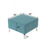Jefferson Ottoman - Dimensions
