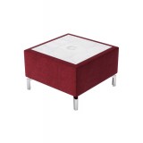 Jefferson Square Table - (Burgundy)