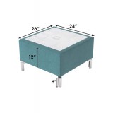 Jefferson Square Table - Dimensions