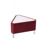 Jefferson Triangle Table - Burgundy