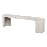 Moe's Home Collection Lyon Outdoor Bench - Angled
