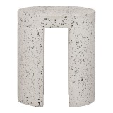 Lyon Outdoor Stool - Side - Open