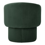 Moe's Home Collection Franco Chair Dark Green - Back Angle