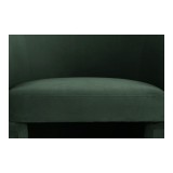 Moe's Home Collection Franco Chair Dark Green - Seat Close-Up