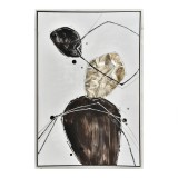 Moe's Home Collection Gold Stone Abstract I Wall Art
