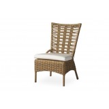 Magnolia Armless Dining Chair in Sandcastle - Angled
