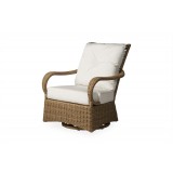 Magnolia Swivel Glider Lounge Chair in Sandcastle - Angle
