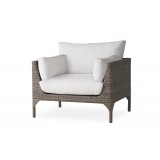 Martinique Lounge Chair in Granite - Angled