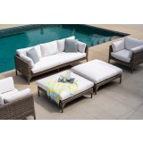 Martinique Lounge Chair in Granite - Lifestyle 4