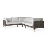 Martinique Sectional Sofa in Granite