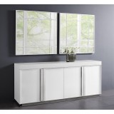 Maurice Buffet In High Gloss White - Lifestyle