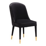 Moe's Home Collection Liberty Dining Chair - Set of 2 - BLACK - Perspective
