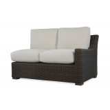Mesa Left Arm Loveseat in Pecan - Angled