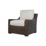Mesa Lounge Chair in Pecan - Angled