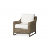 Milan Lounge Chair in Brushwood - Angled