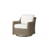 Milan Swivel Glider Lounge Chair - Angled
