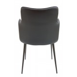 Minnie Armchair In Dove Grey - Back