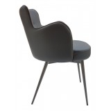 Minnie Armchair In Dove Grey - Side