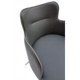 Minnie Armchair In Dove Grey - Rest Angle