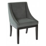 Monarch Wingback Chair - Grey
