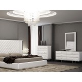 Whiteline Modern Living Abrazo Mirror - WHITE