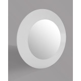 Emily Mirror High Gloss White - Angled view