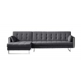 Palomino Sofa Bed Left Dark Grey