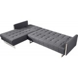 Palomino Sofa Bed Left Dark Grey - Top View