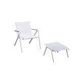 Whiteline Modern Living Soho Indoor / Outdoor Armchair - Set of 4