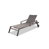 Whiteline Modern Living Sunset Outdoor Chaise - Set of 2 - Taupe